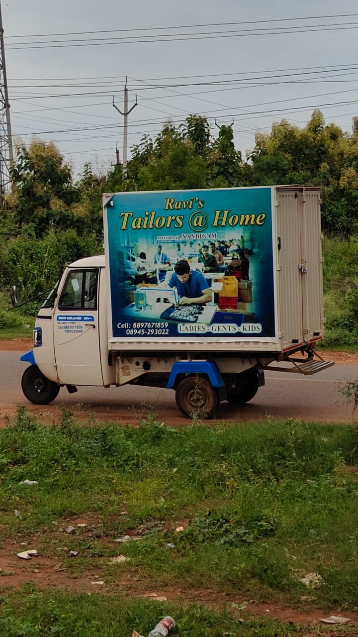 Urban Hem Mobile Tailoring Van in a Village